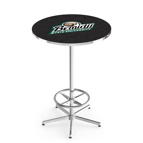 42" Chrome Bemidji State Pub Table
